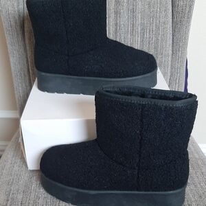 🆕️ Bamboo Black Platform Ankle Boots